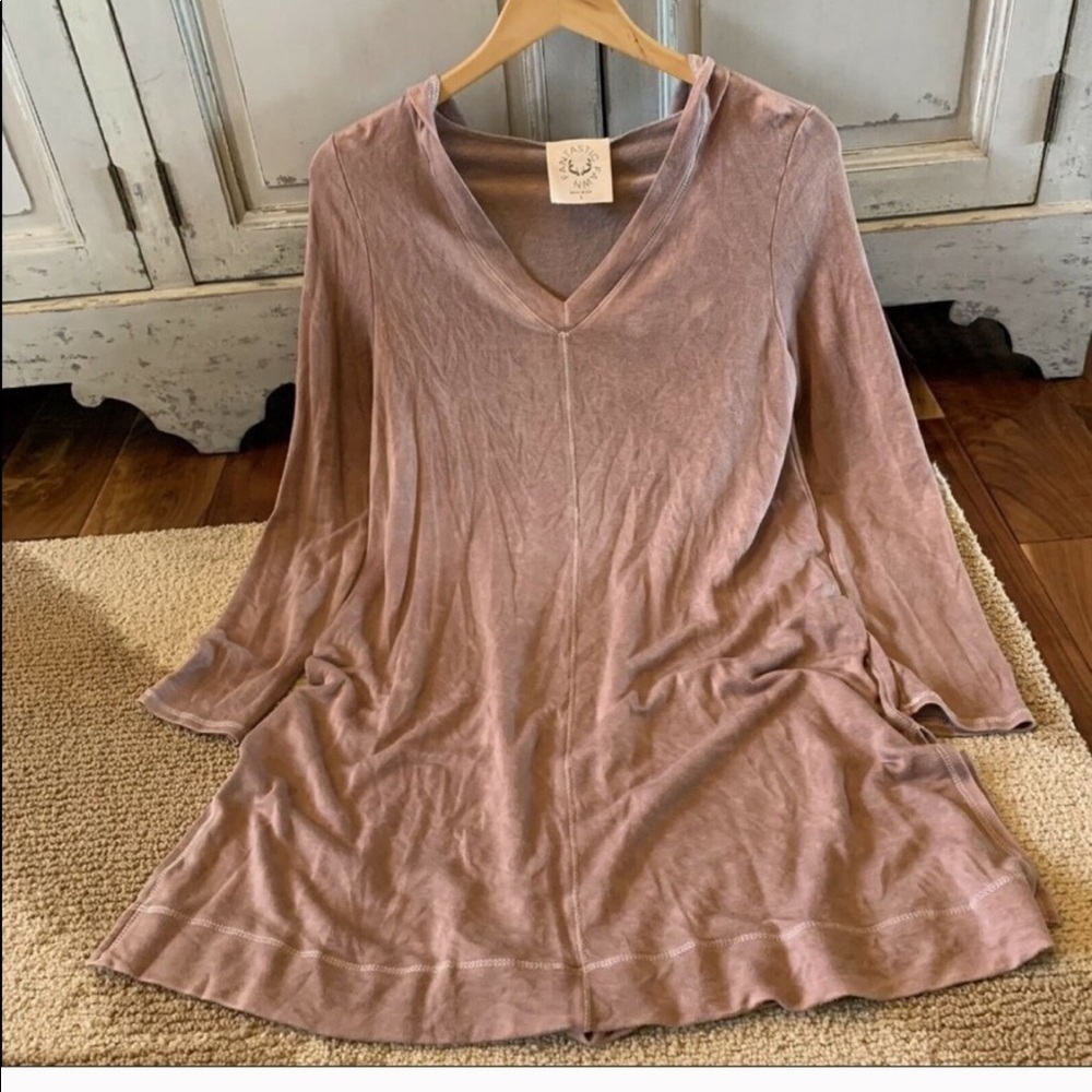 Fantastic Fawn Dusty Mauve V-Neck Midi Dress